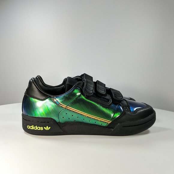adidas continental 80 black green